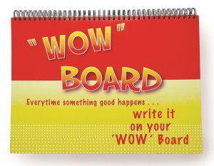 Wow Board Sticker Chart - Front View