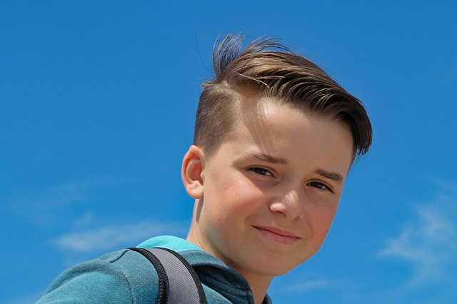 Teenage Boy - Looking straight to camera