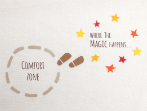 comfort zone vs where the magic happens